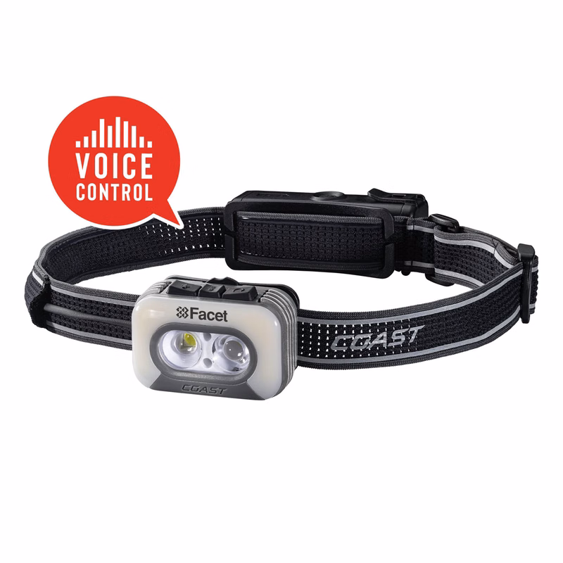 COAST® Rechargeable Voice Controlled Headlamp