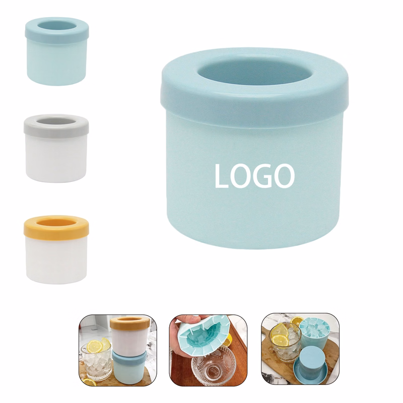 Round Silicone Ice Cube Tray