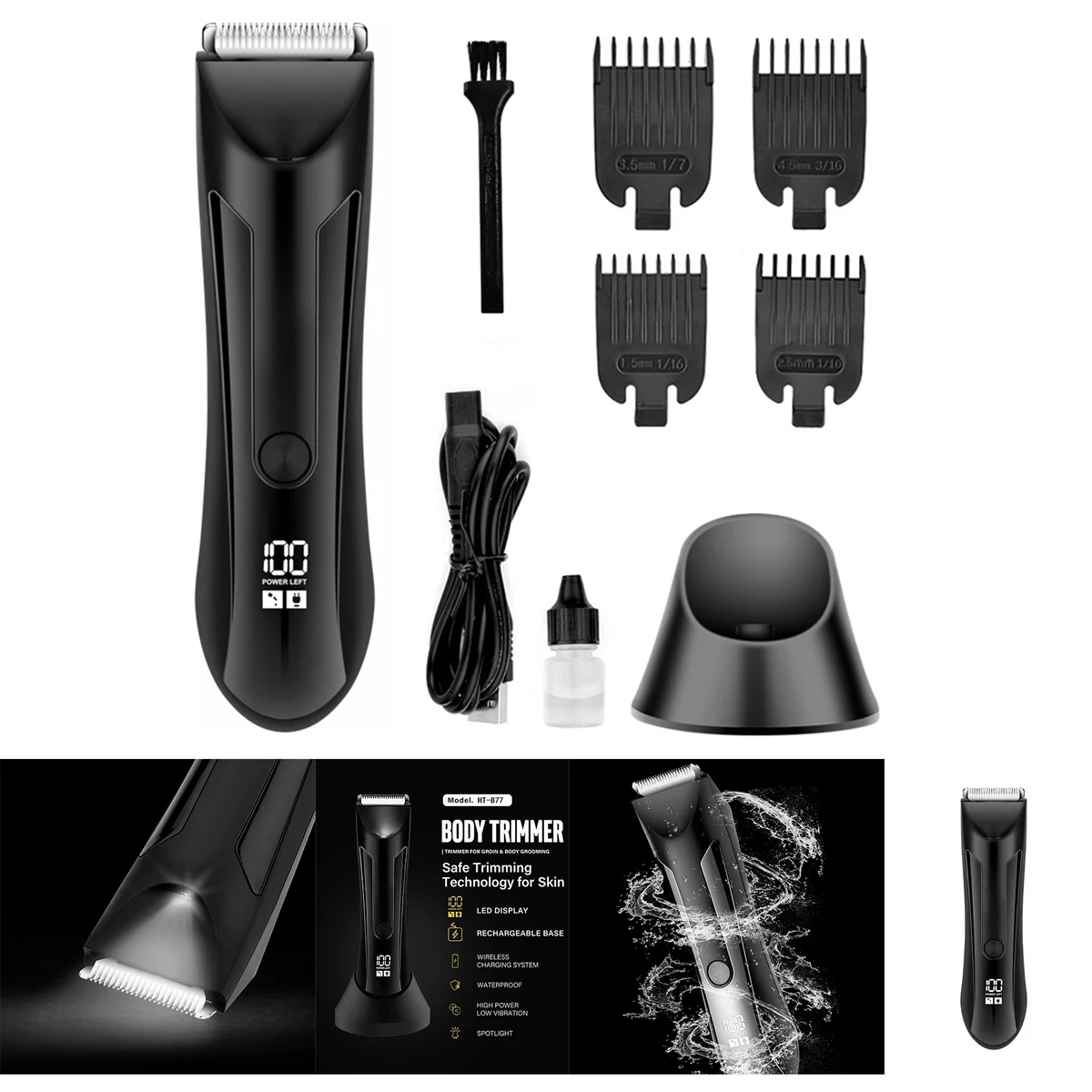 Electric Body Hair Trimmer Shaver 1