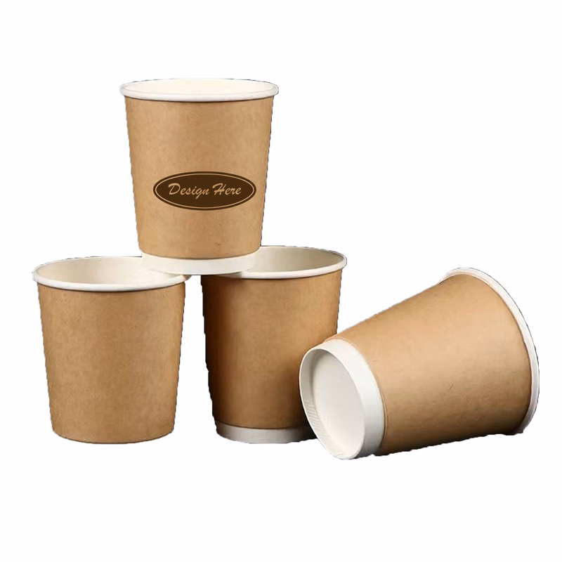 Eco-Friendly 14oz Kraft Paper Cup for Camping Adventures