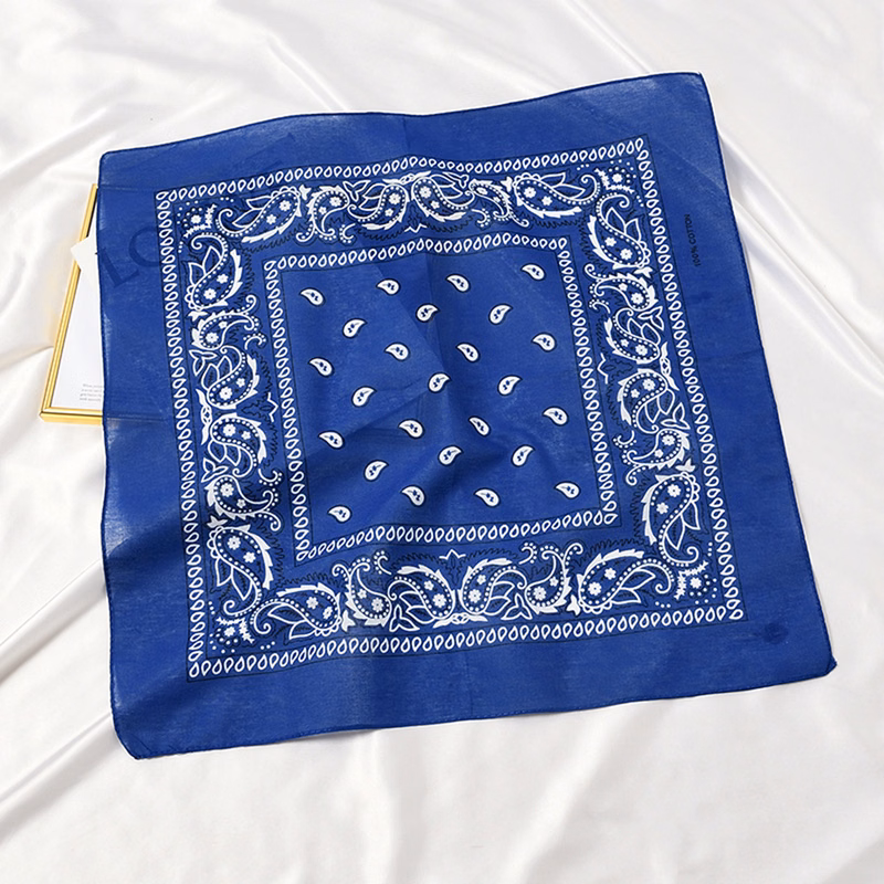 Cotton Custom Printed Square Scarf