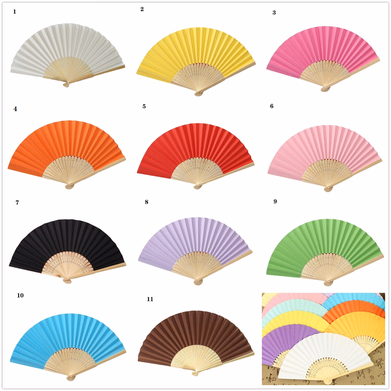 Bamboo Handheld Folding Fan