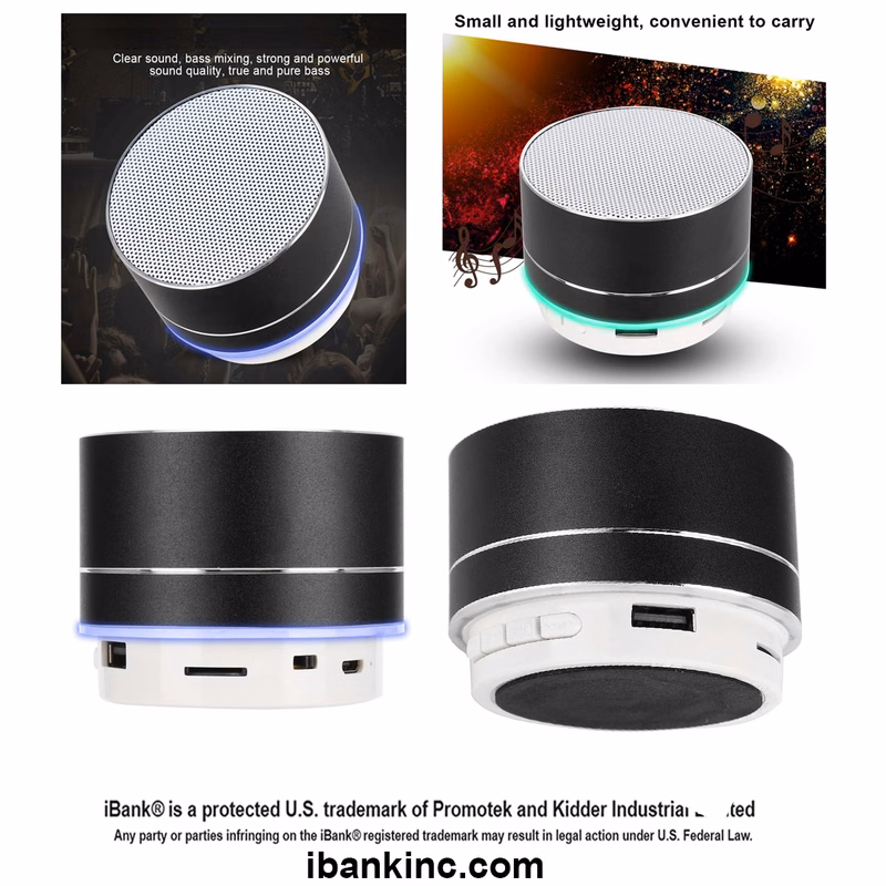 iBank ® Compact Bluetooth Speaker compatible with USB Port