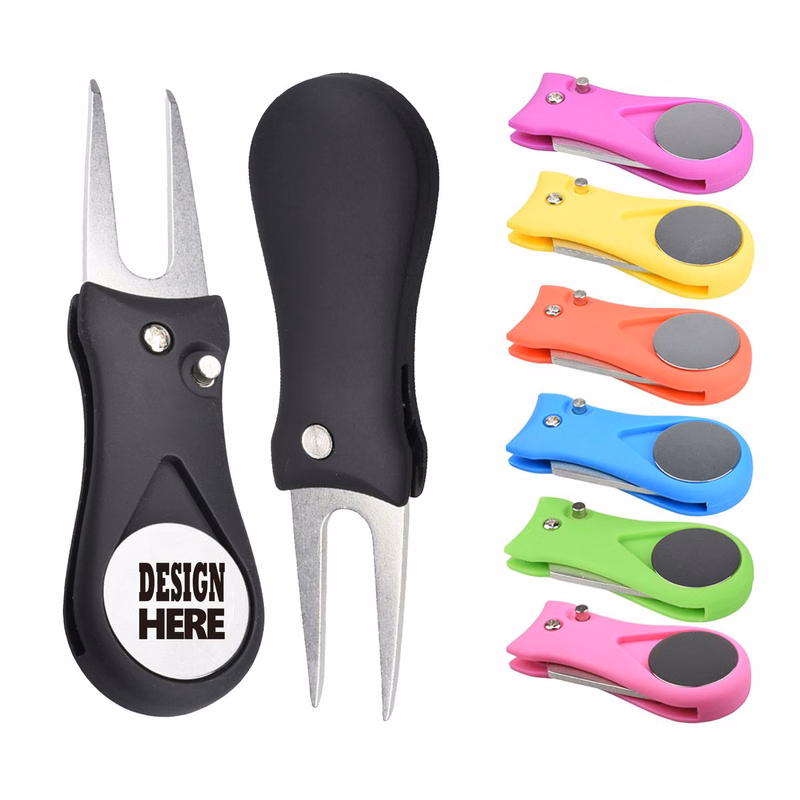 Portable Golf Divot Tool with Marker