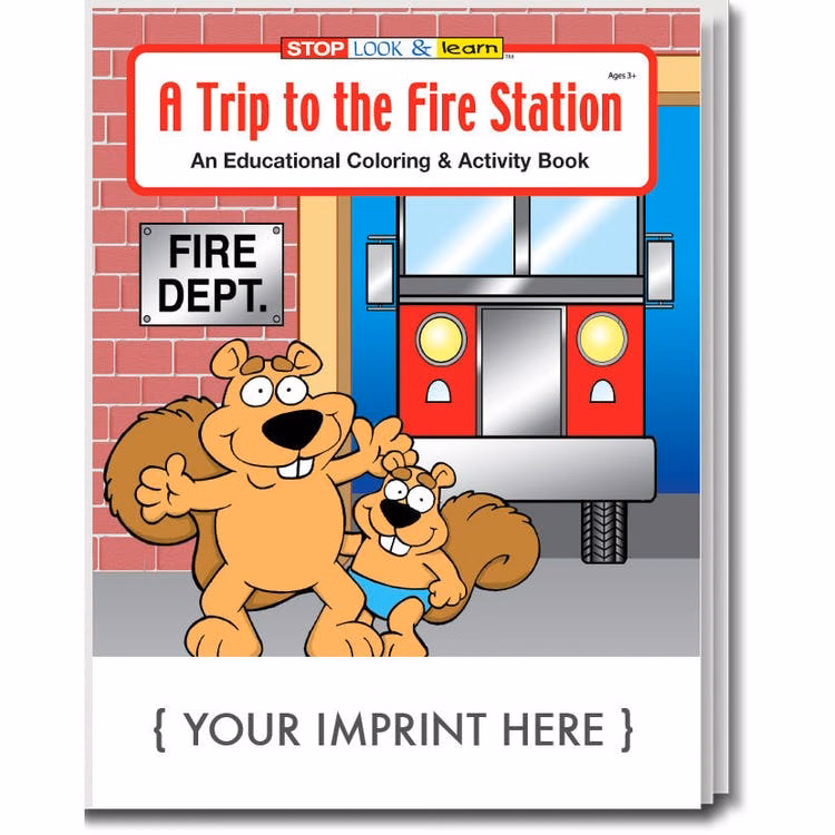 A Trip to the Fire Station Activity Books - 16 Pages Ages 3-9