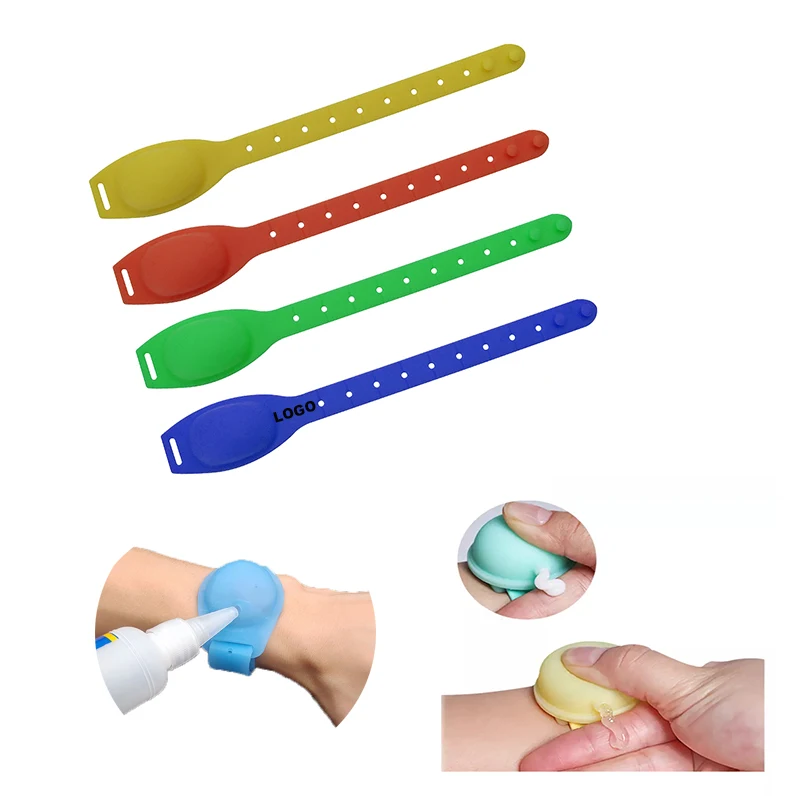 Silicone Wristband W/ Hand Sanitizer Holder 1