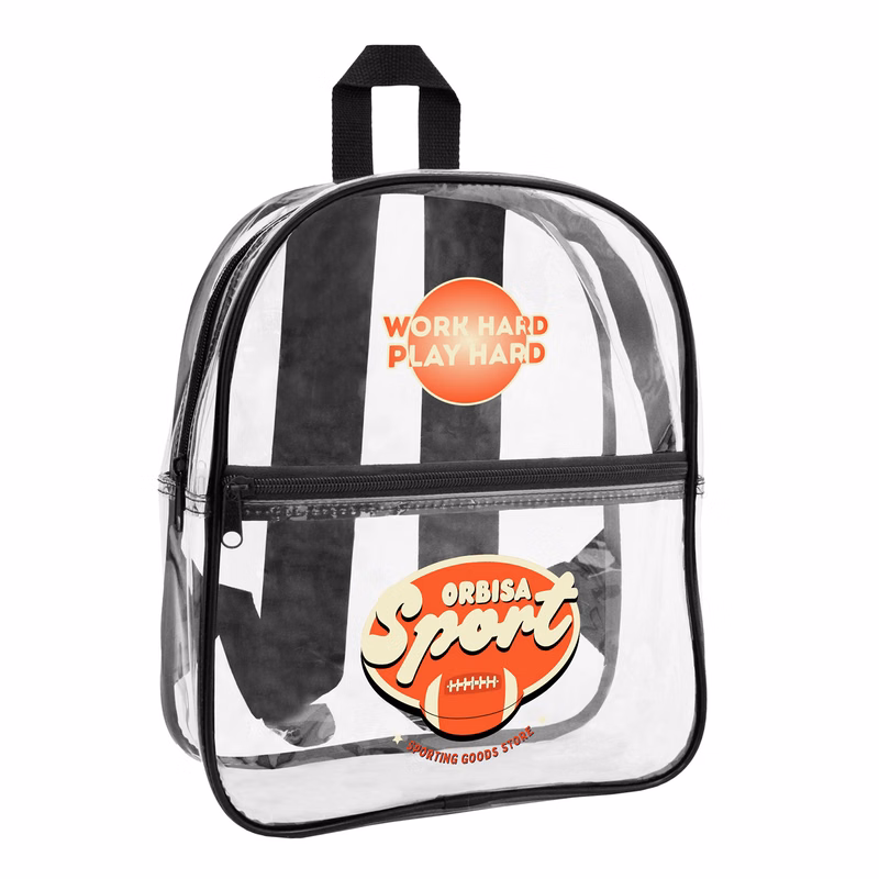 Clear Mini Stadium Compliant Backpack