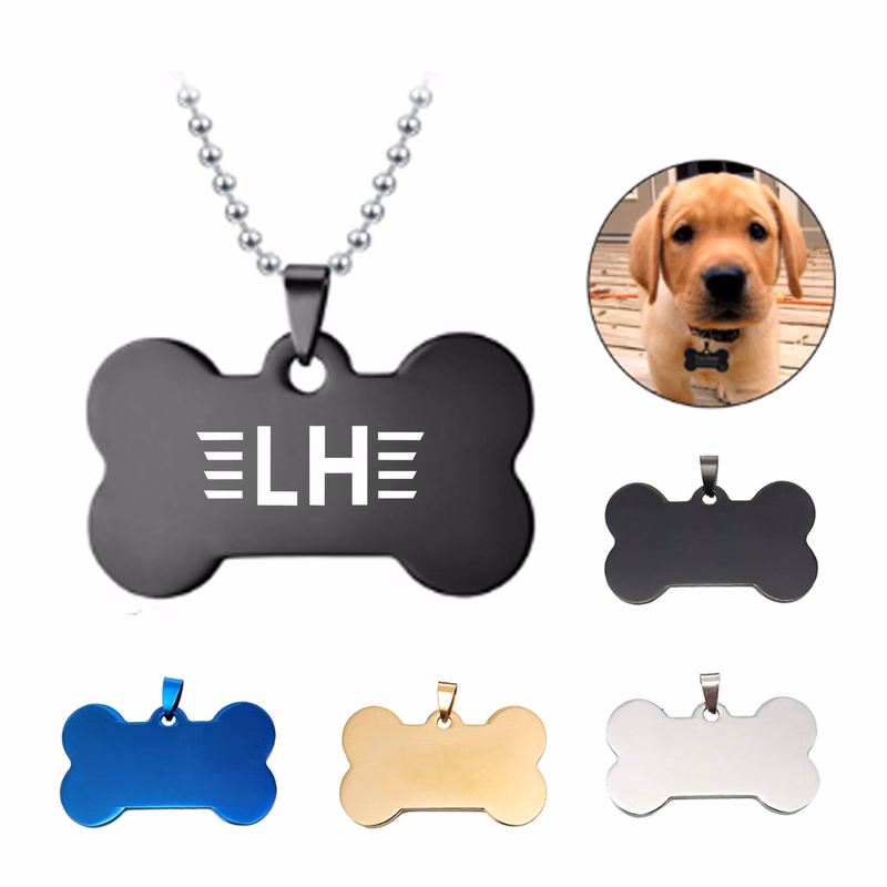 Stainless Steel Dog Tag with Chain
