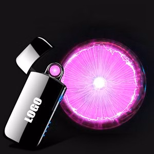 Rotated Arc Lightning Lighter With Sensor Switch And USB Charging