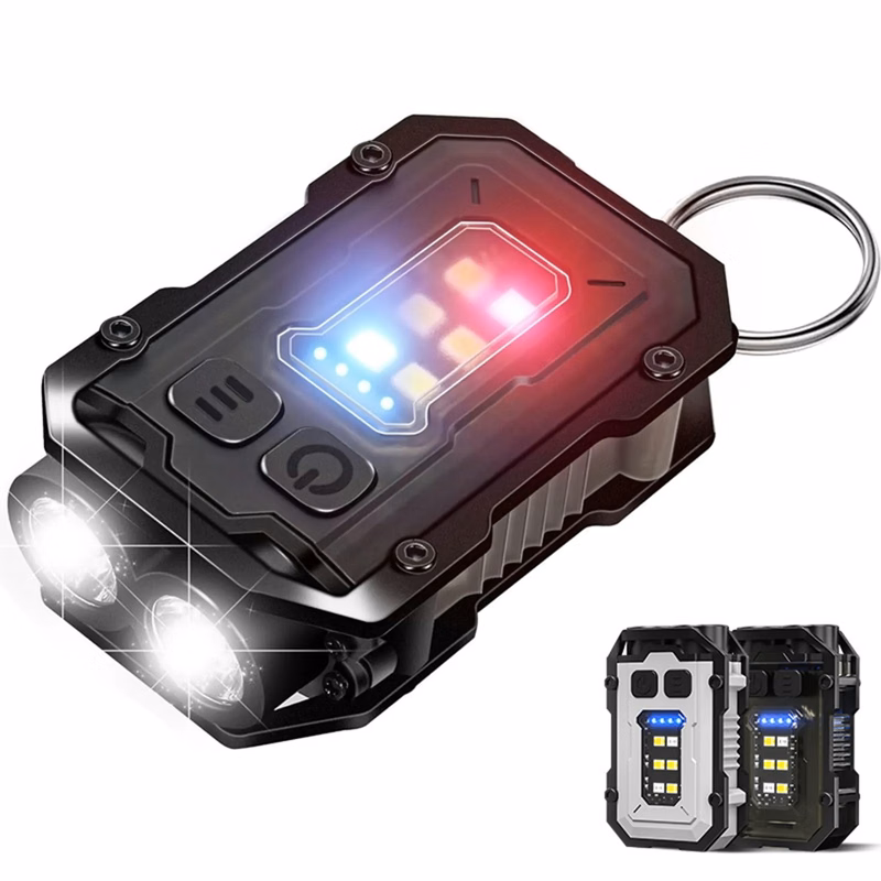 Mini Keychain Flashlight with Clip