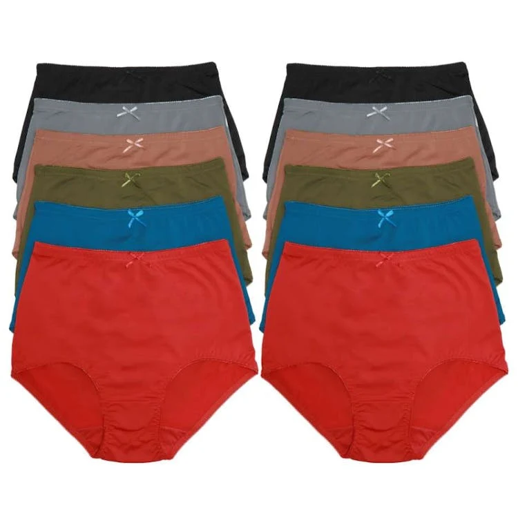 High Waist Classic Briefs - Assorted Colors Small-XL 1