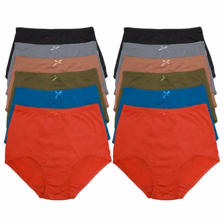 High Waist Classic Briefs - Assorted Colors Small-XL