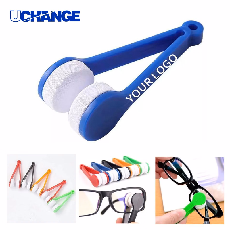 ABS Glasses Cleaner with Keychain