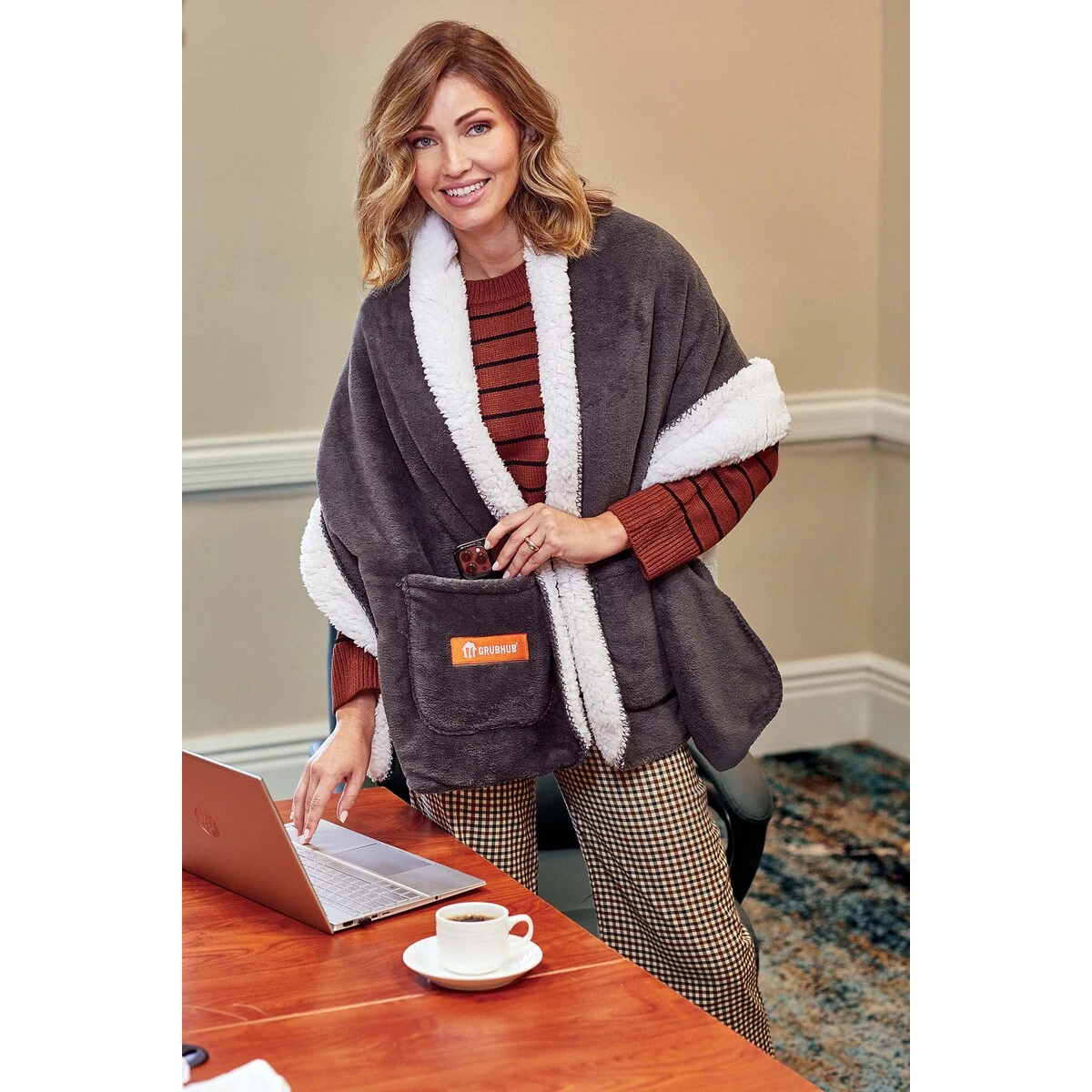 Kalispell Sherpa Shawl Blanket 1