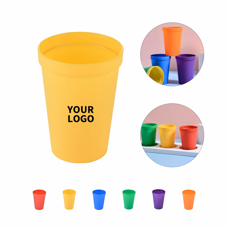 16 Oz Recyclable Plastic Stadium Cup