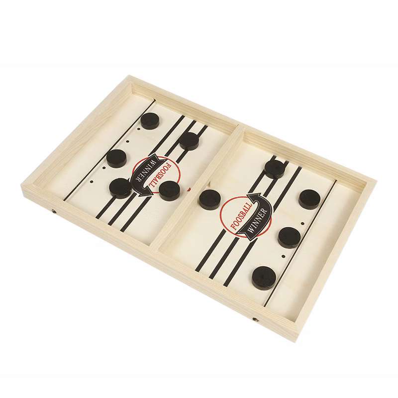 Dropshipping Wooden Montessori Toy Children Shoot Chess Tabl