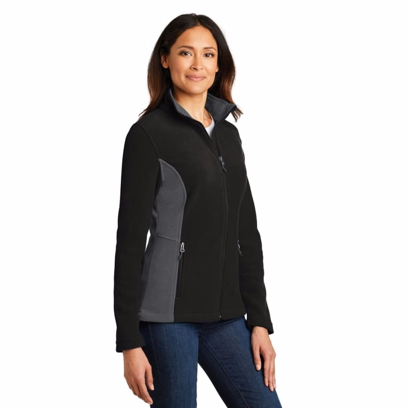 Port Authority Women's Colorblock Value Fleece Jacket.