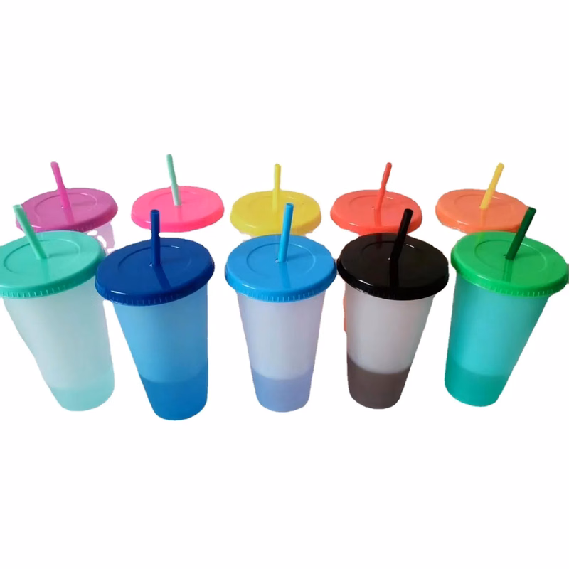710ml Color Change Straw Cup