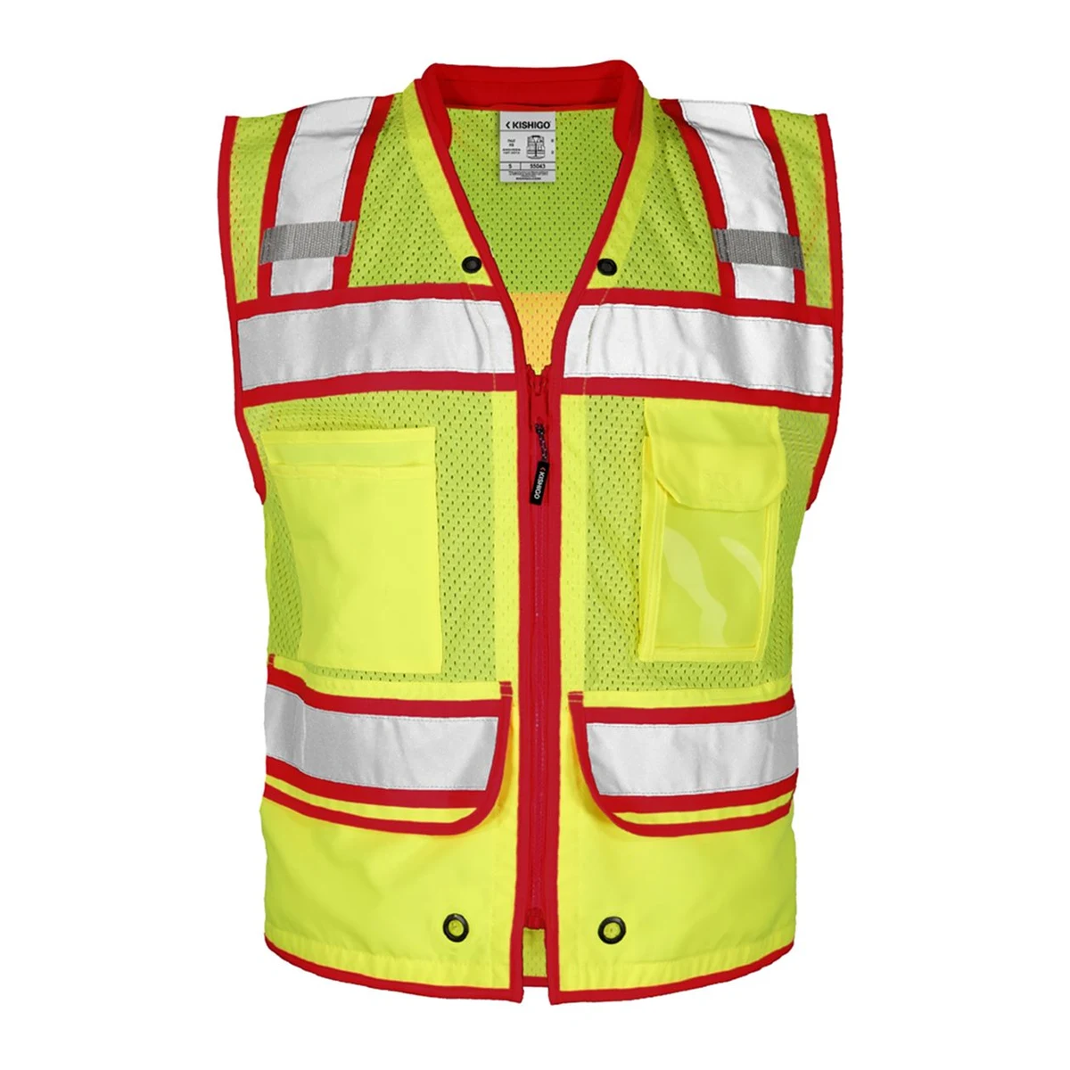 Men's Color Contrast High Performance Surveyors Vest - S5042-5046 1
