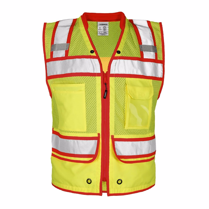 Men's Color Contrast High Performance Surveyors Vest - S5042-5046