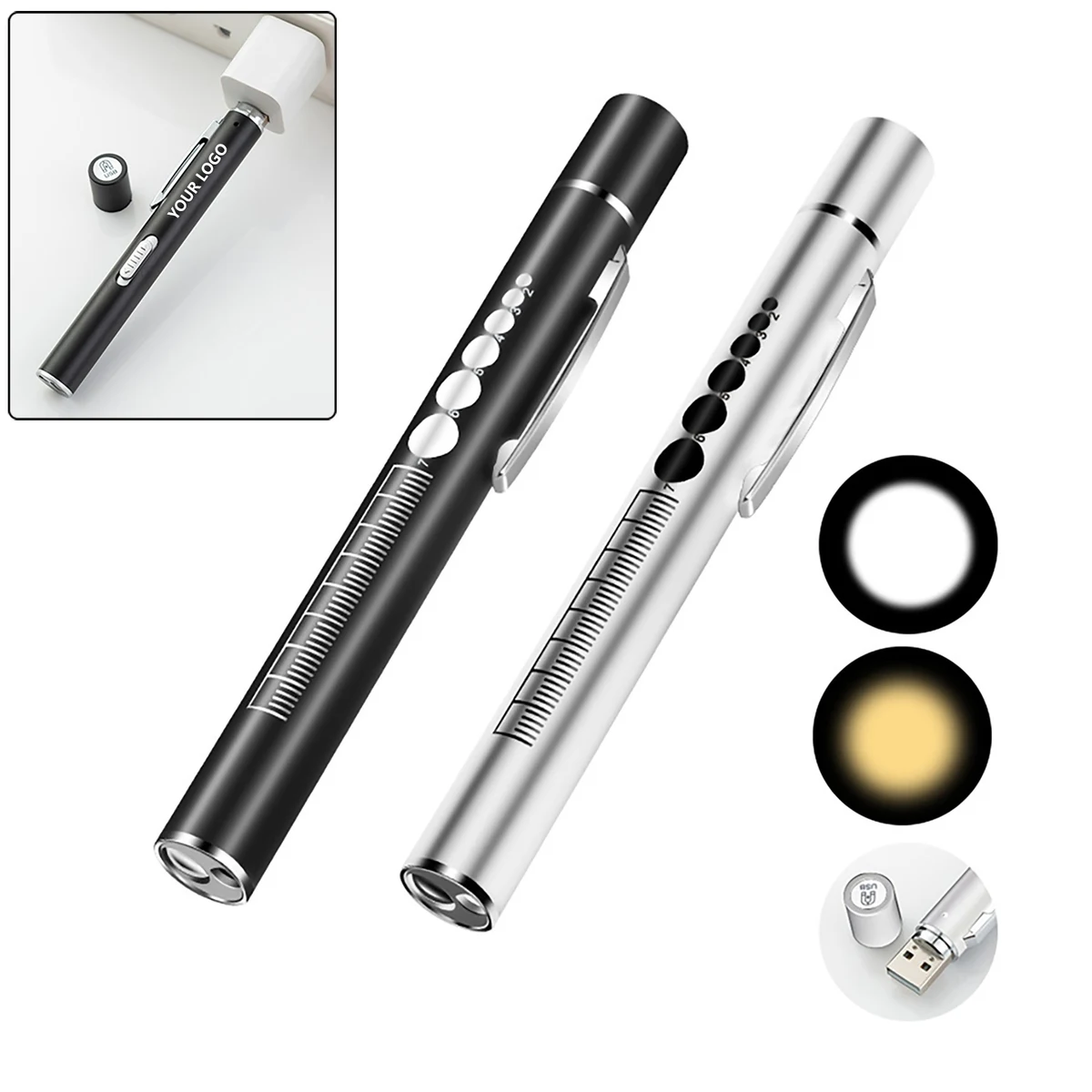 Rechargeable Pen Light For Nurse 1