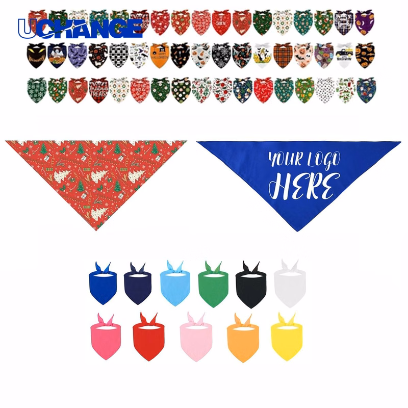 Full Color Pet Dog Bandana for Daily Wear