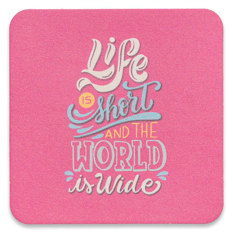 Pulpboard Coasters - 4" Square 1