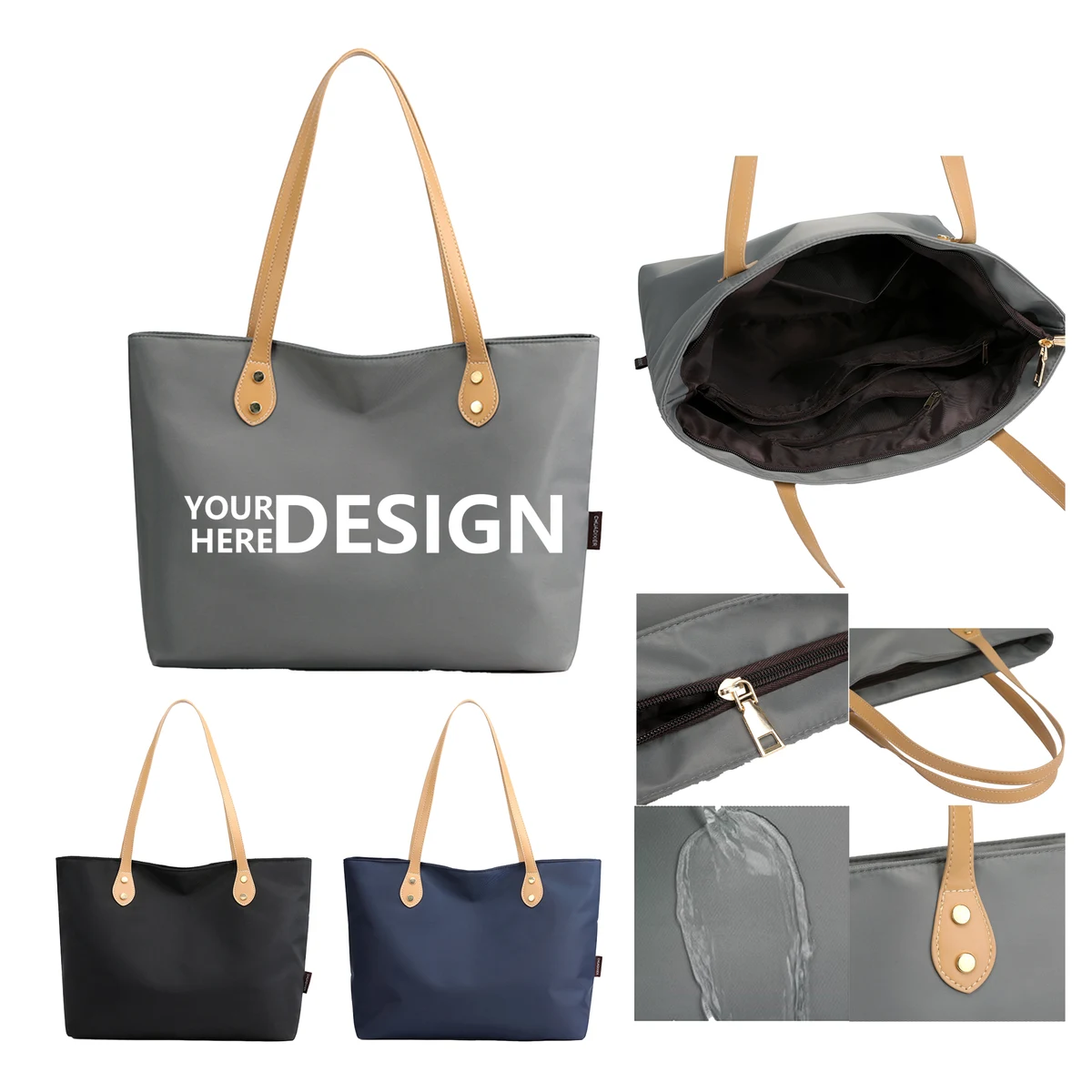 Retro Nylon Commuter Shoulder Bag 1