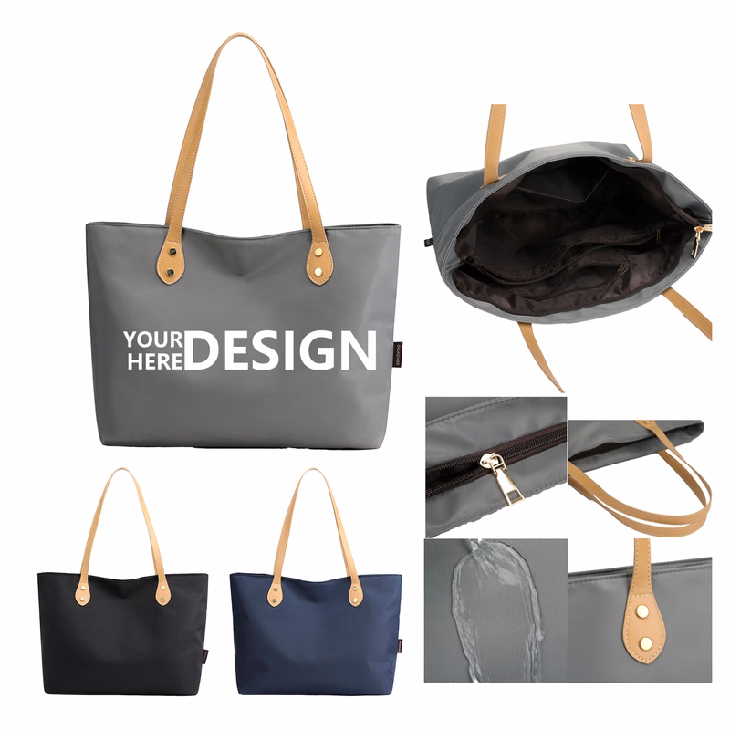 Retro Nylon Commuter Shoulder Bag