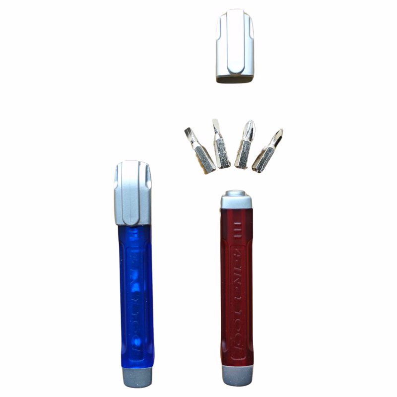 4-in-1 Handy Screwdriver Set w/ Pocket Clip