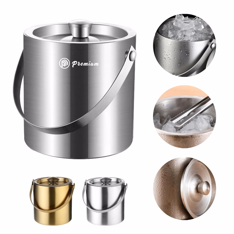 3L Stainless Steel Ice Bucket
