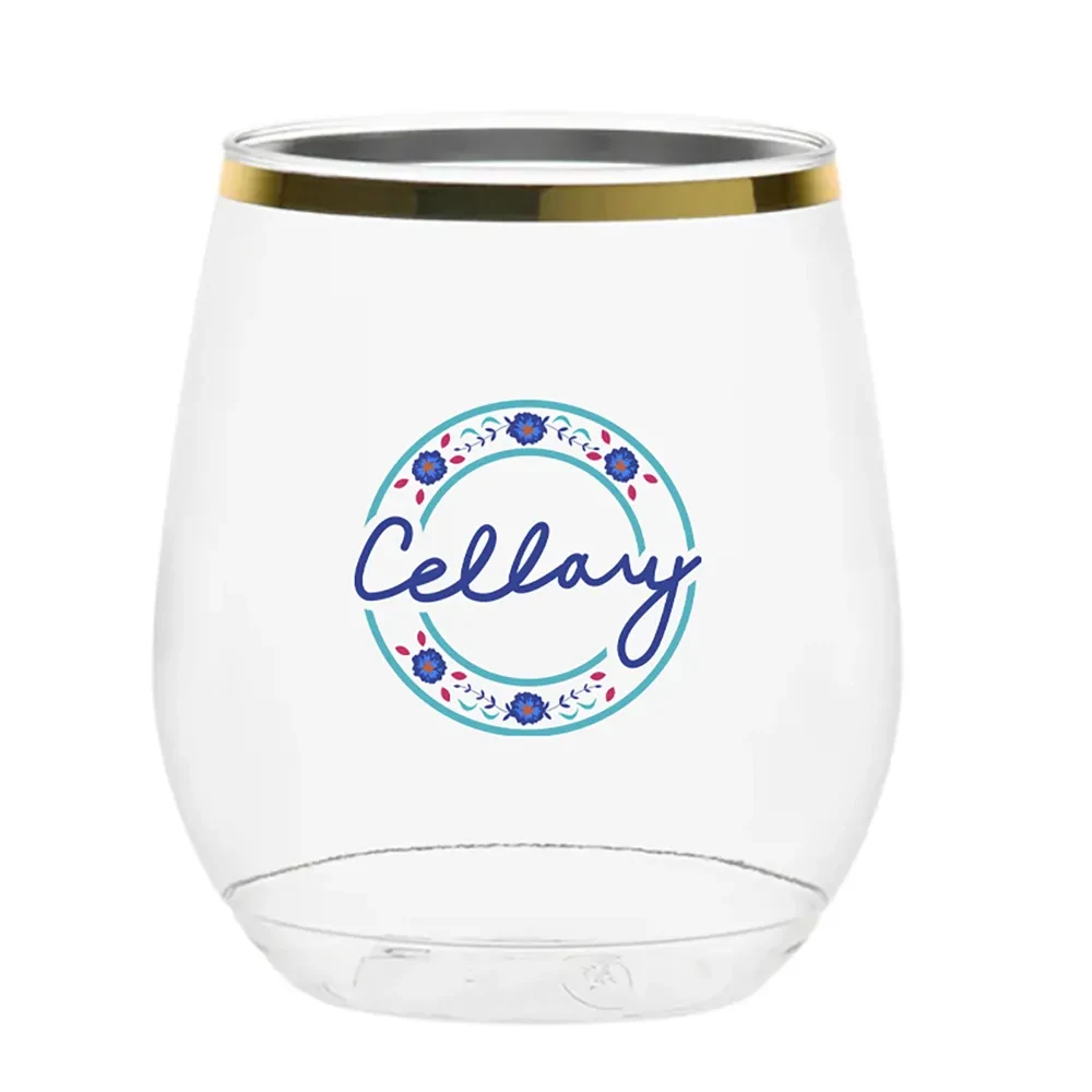 14oz. Vino Gold Rim 1