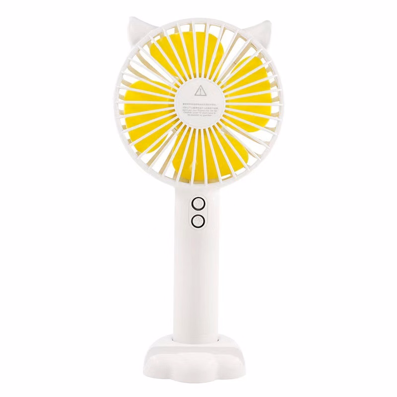 3 Speed Portable USB Mini Fan with Light