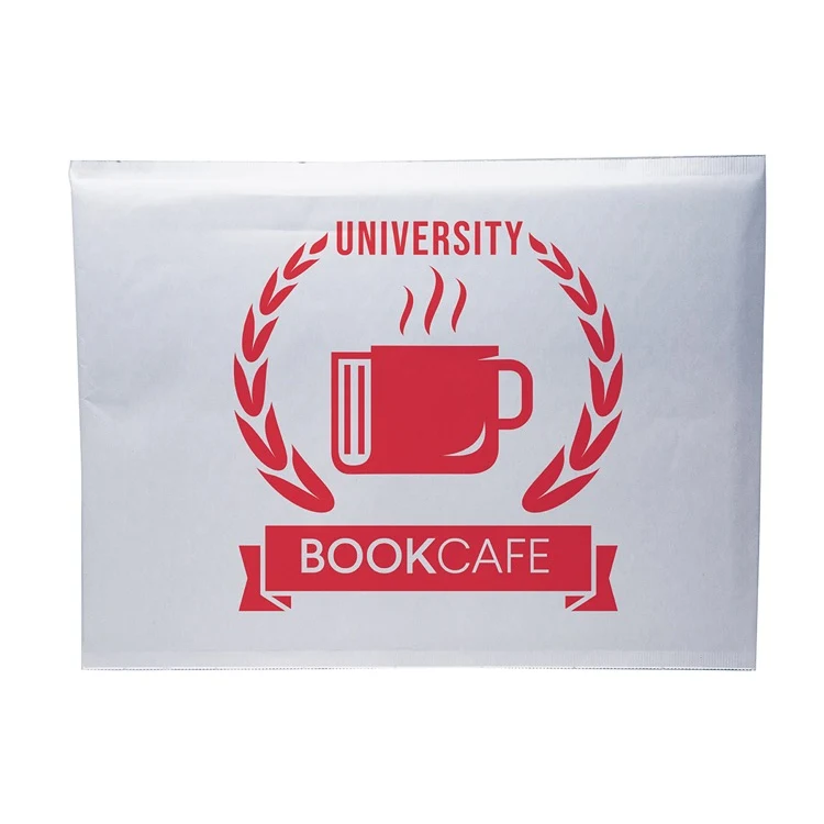 One Color White Paper Bubble Mailer (10.5" x 16") 1