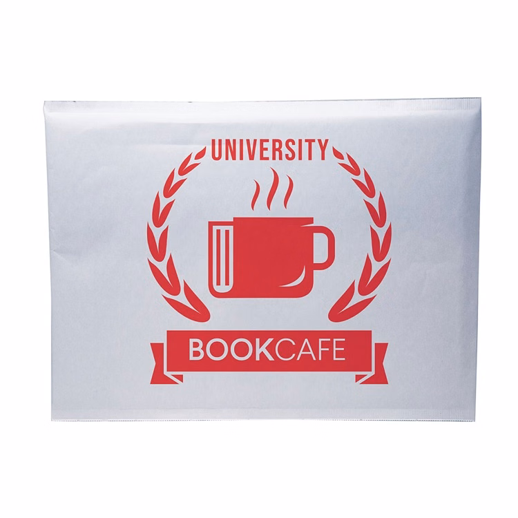 One Color White Paper Bubble Mailer (10.5" x 16")