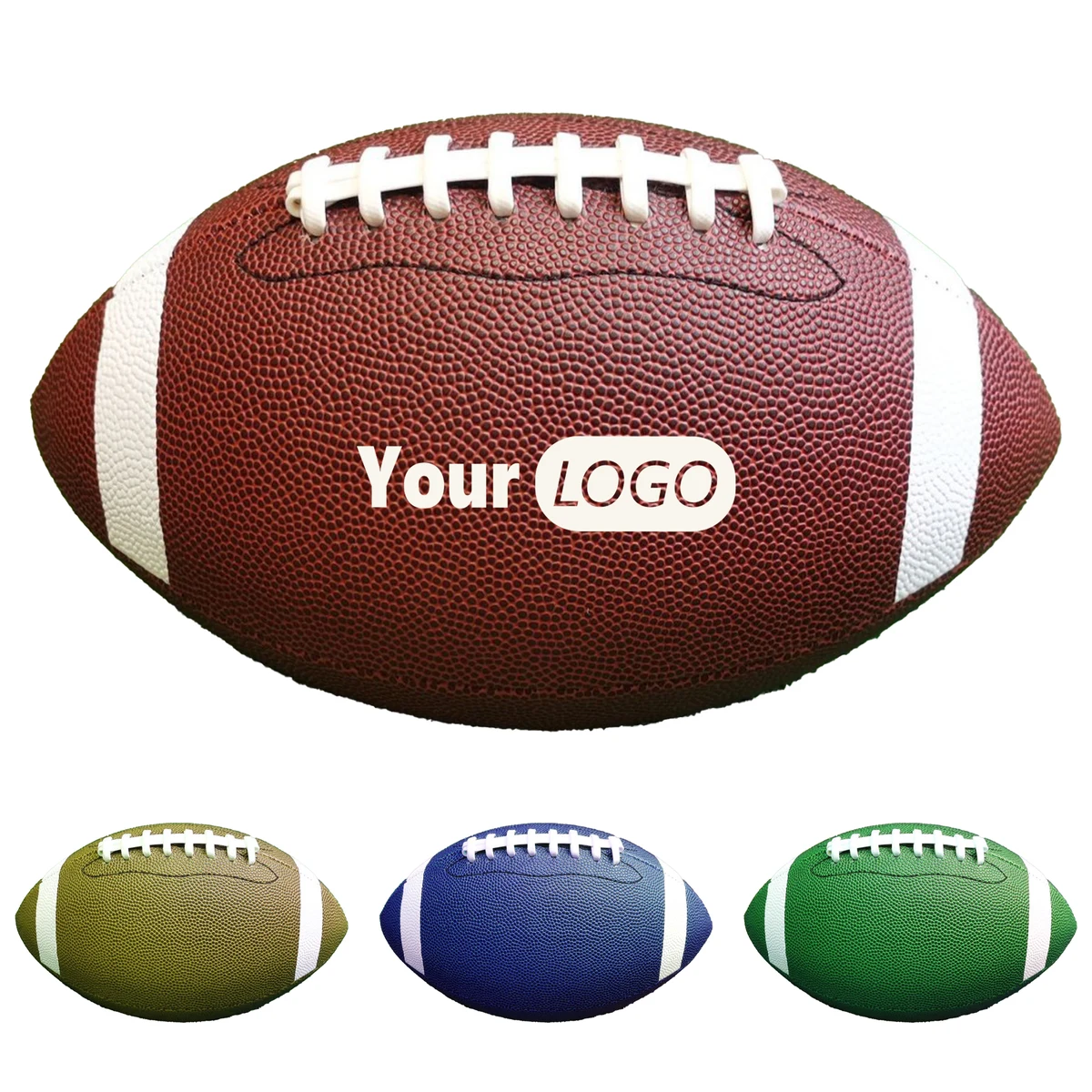 Pu High-Quality Customizable Logo Football For Branding And Play 1