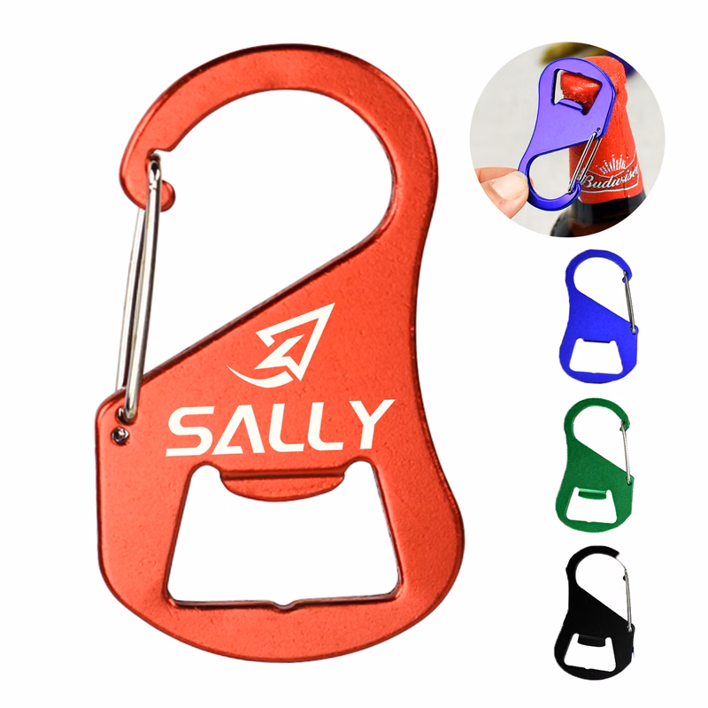 Aluminum Carabiner Bottle Opener
