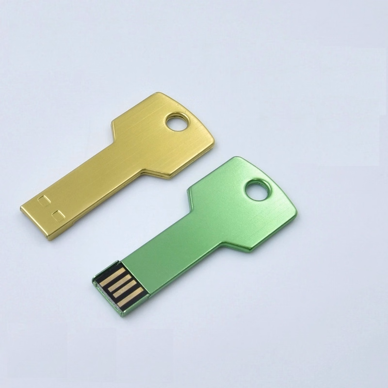 Key USB Flash Drive 2.0 Metal Memory Stick 32G Disk