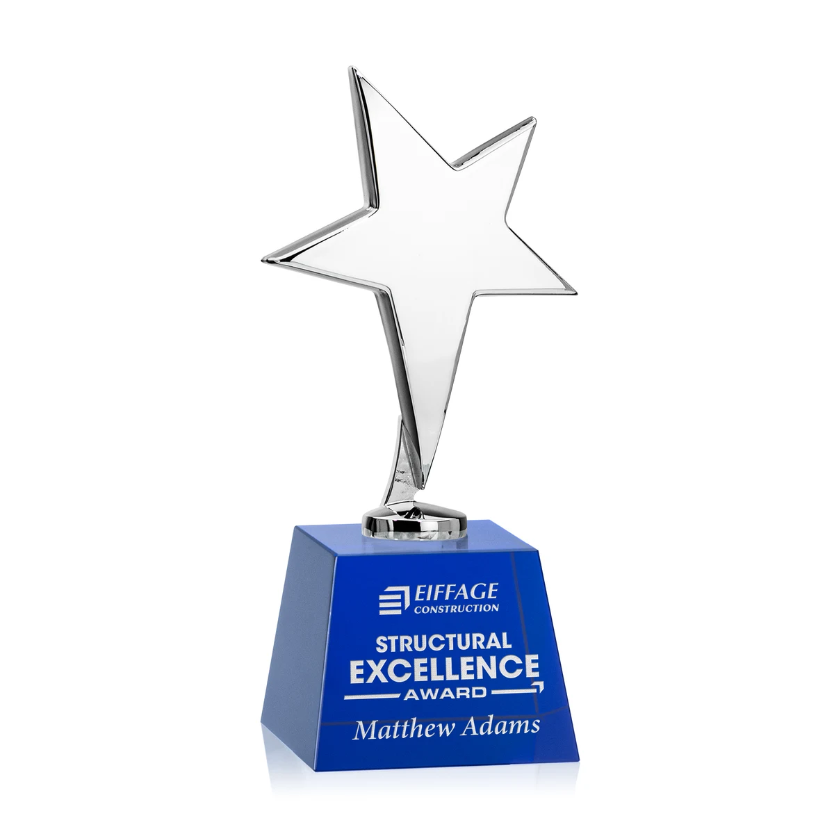 Tuscany Chrome Star on Robson Base - Blue 1