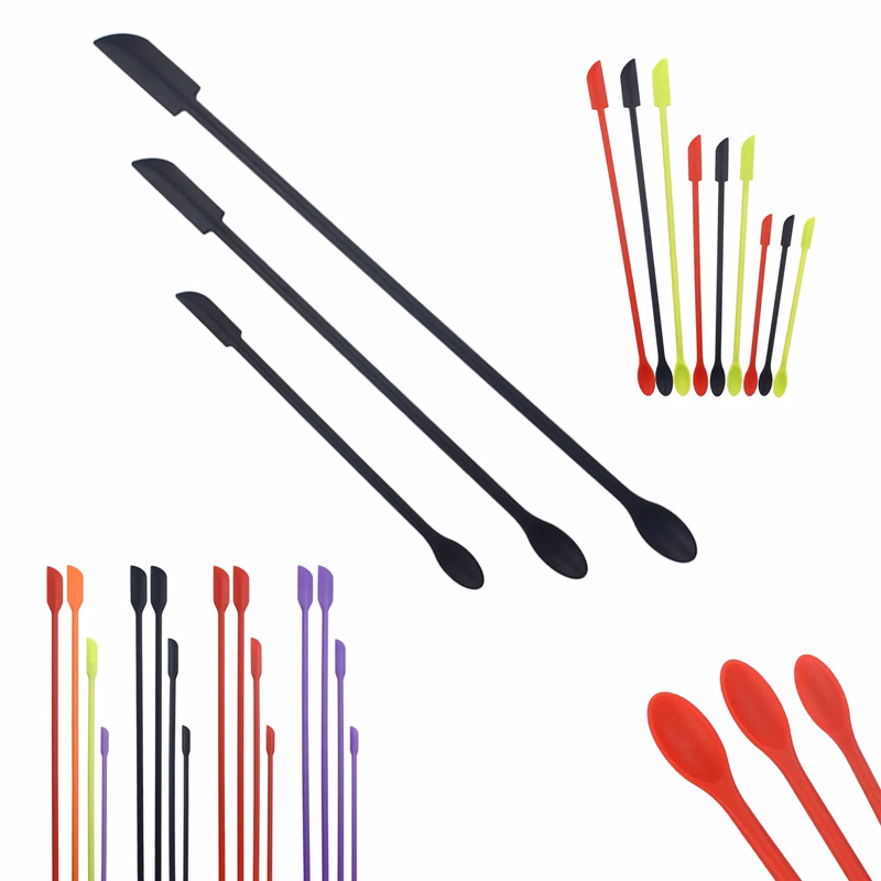 Three Sets Of Double-ended Silicone Spatula