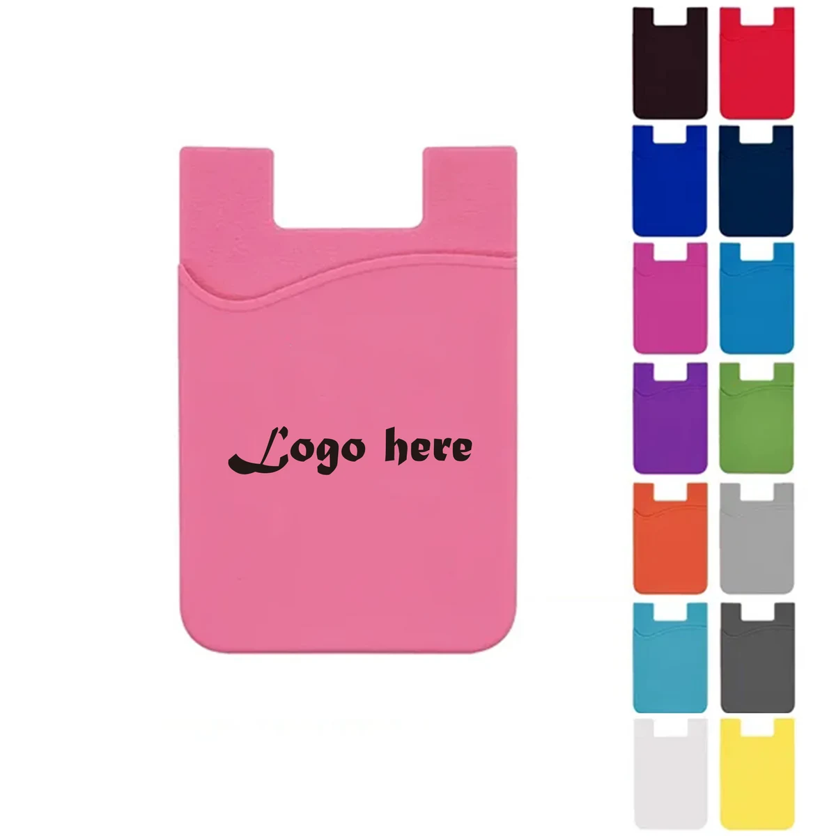 Silicone Single Layer Wallet Mobile Phone Card Cover 1