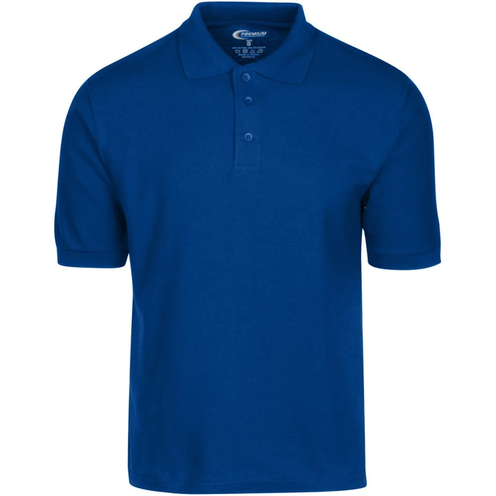 Men's Polo Shirts - Royal Blue Size Small 1