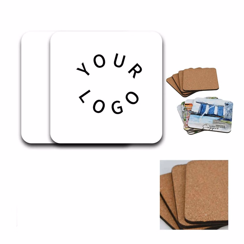 Reusable Square Coaster for Glasses and Cups