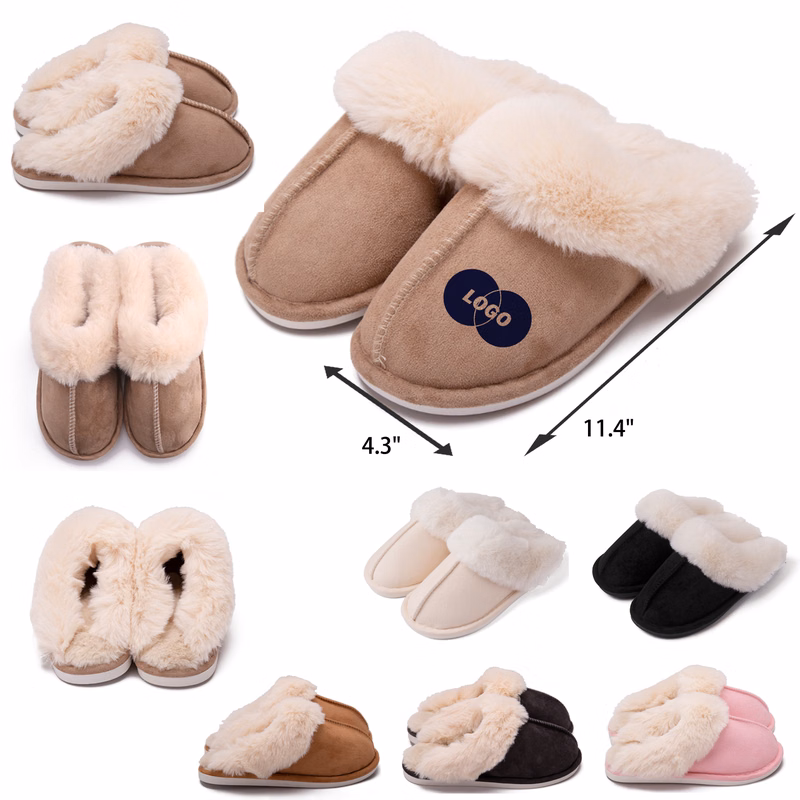 Stylish Home Warm Plush Slippers