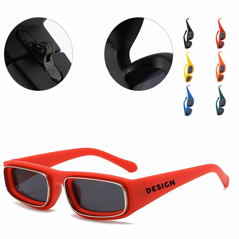 Vintage Narrow Rectangular Outdoor Sunglasses