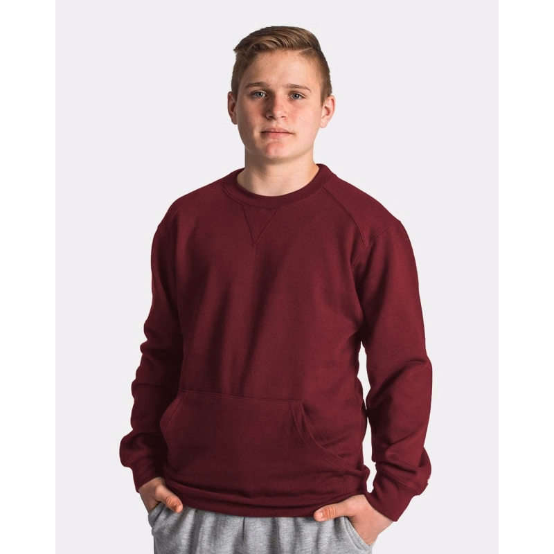 Badger Unisex Pocket Crewneck Sweatshirt - 1252