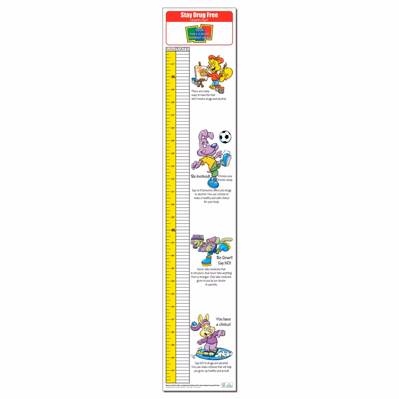 GROWTH CHART - Stay Drug Free Children's Growth Chart