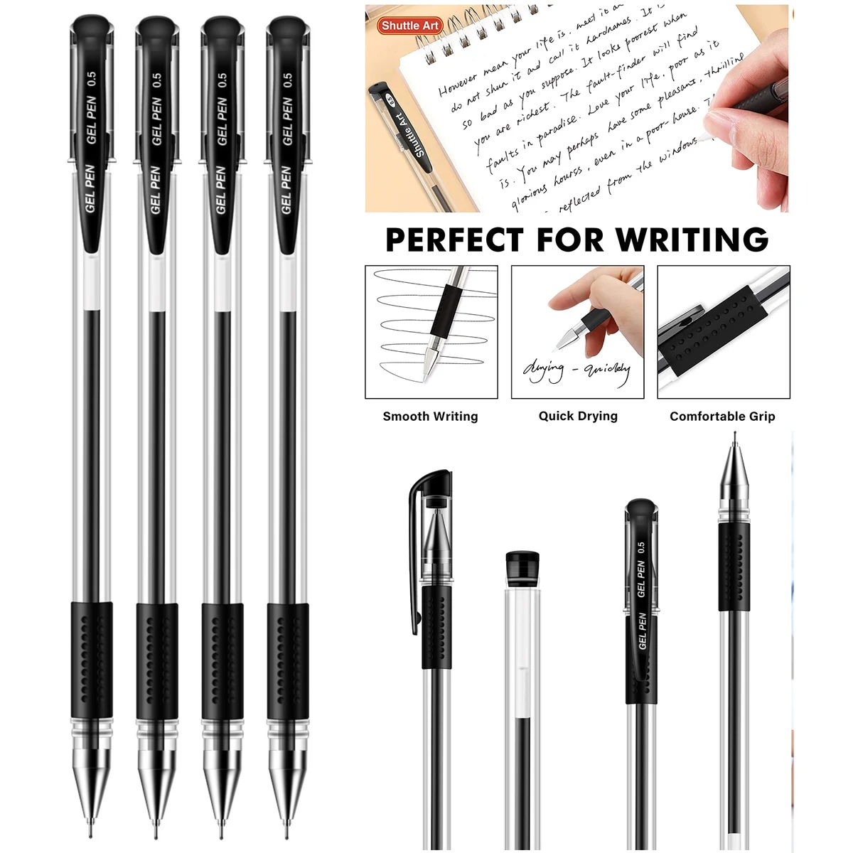 Fine Point Black Ink Pen 1