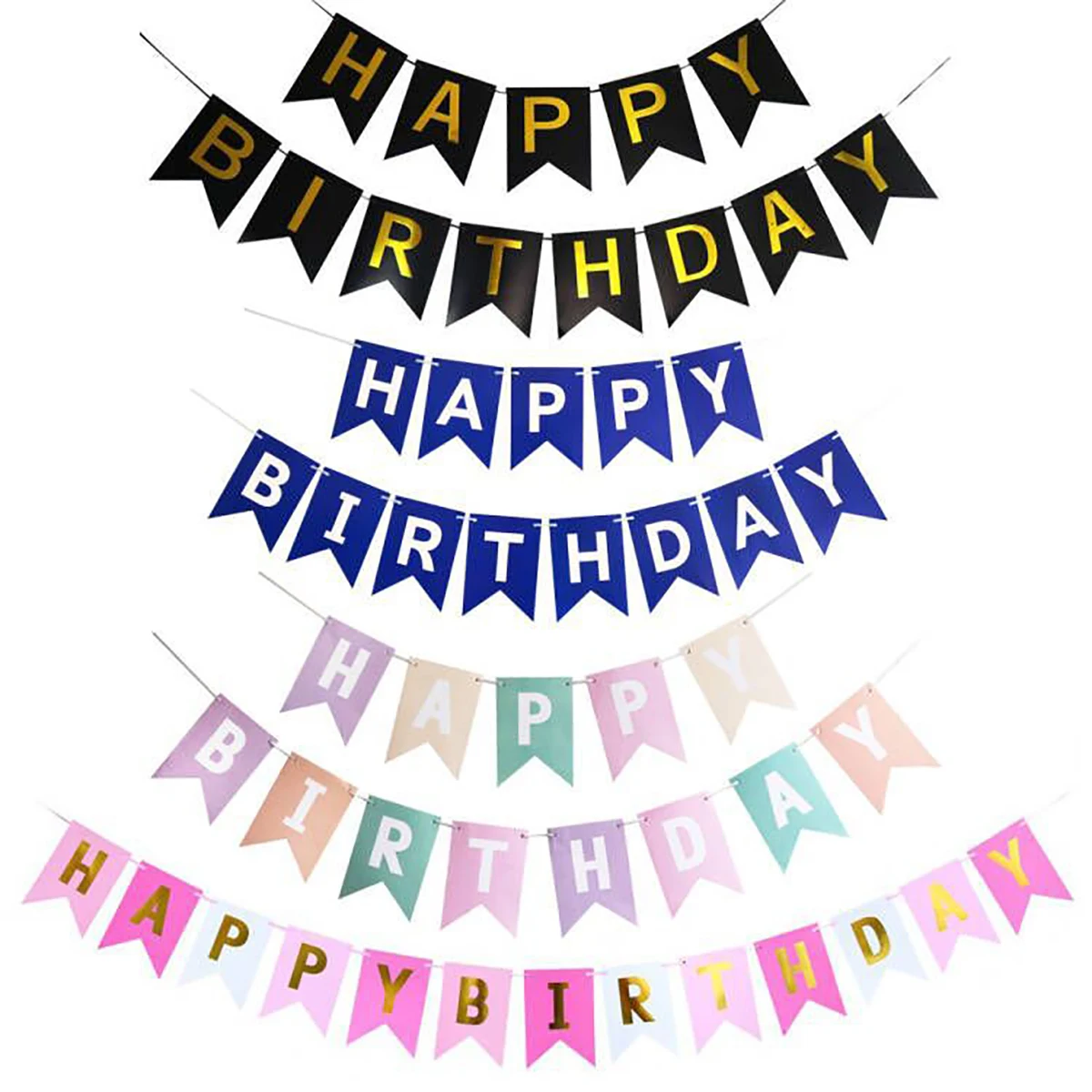 Customizable Happy Birthday Banner 1