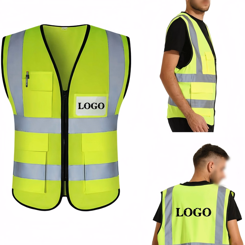Traffic duty construction site reflective vest